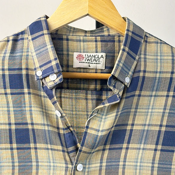 Smart Casual Plaid Check Shirt